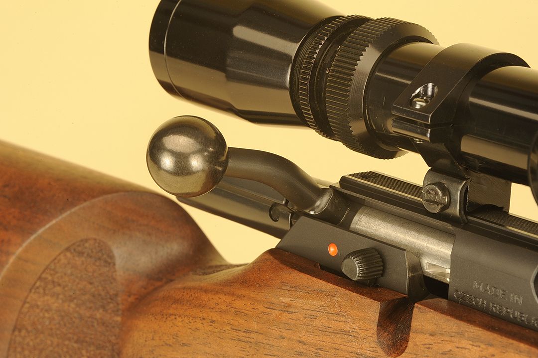 If one decides to use the gun for hunting, the bolt lift has been also shortened from 90 to 60 degrees for quicker follow-up shots. Additionally, other advantages appear, like the use of a scope with a larger eyepiece or the installation of lower rings to mount the scope closer to the receiver.